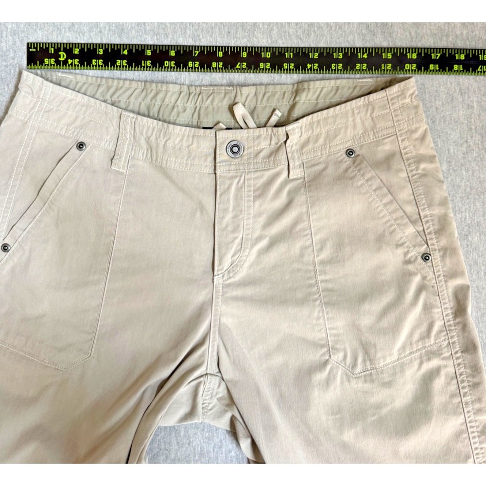 KÜHL Born in the Mountains Capri Pants Size 12 Khaki Style #6215 - Picture 12 of 16